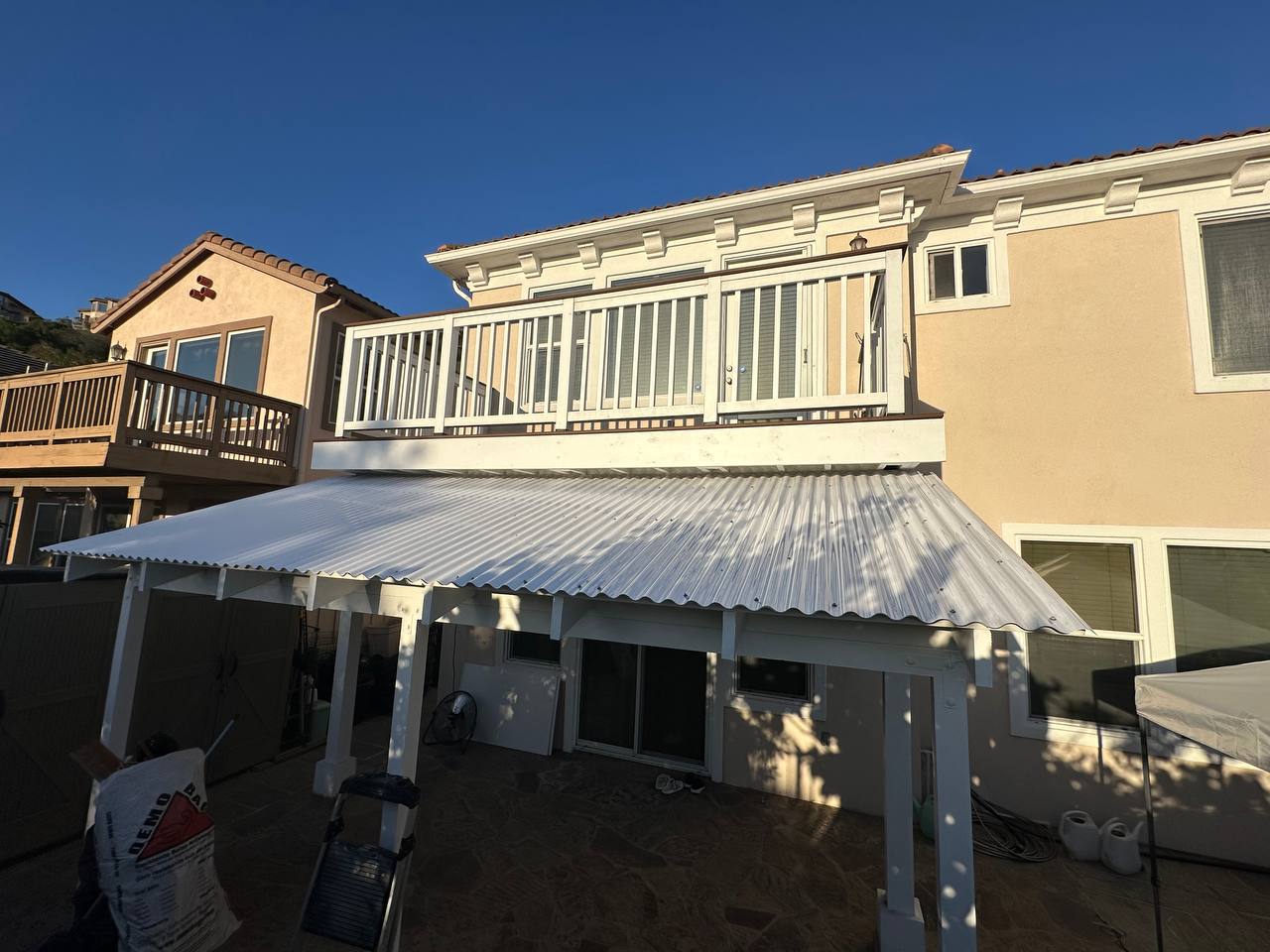 Finished Balcony Underside