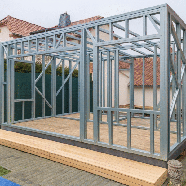 LGS Frame Kit for a Modern Sauna with Lounge Room